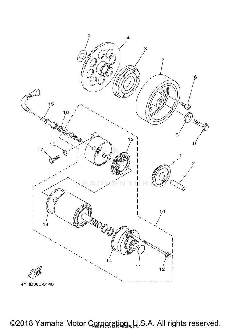 Starter Clutch Schematic