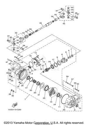 Front Differential Schematic