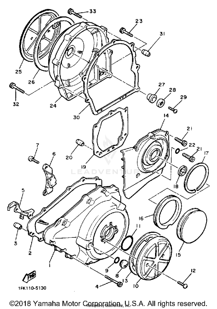 Crankcase Cover Schematic