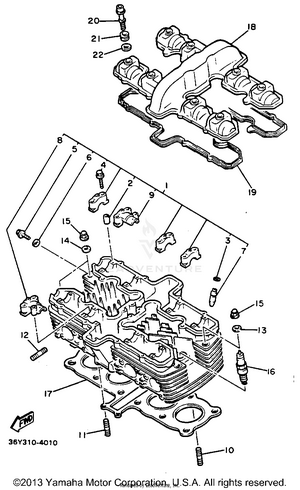 Cylinder Head Schematic