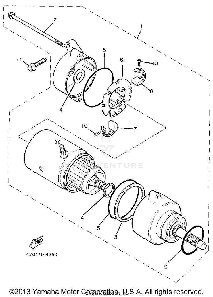 Starting Motor Schematic
