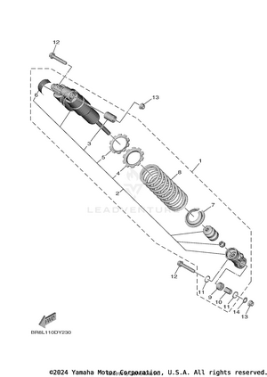 Rear Arm & Suspension Schematic