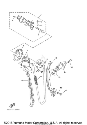 Camshaft Chain Schematic