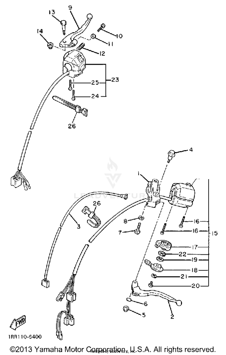 Handle Switch Lever Schematic