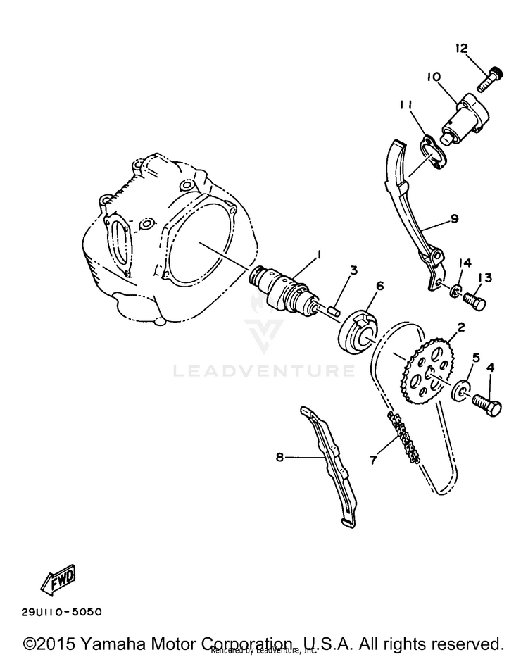 Camshaft Chain Schematic