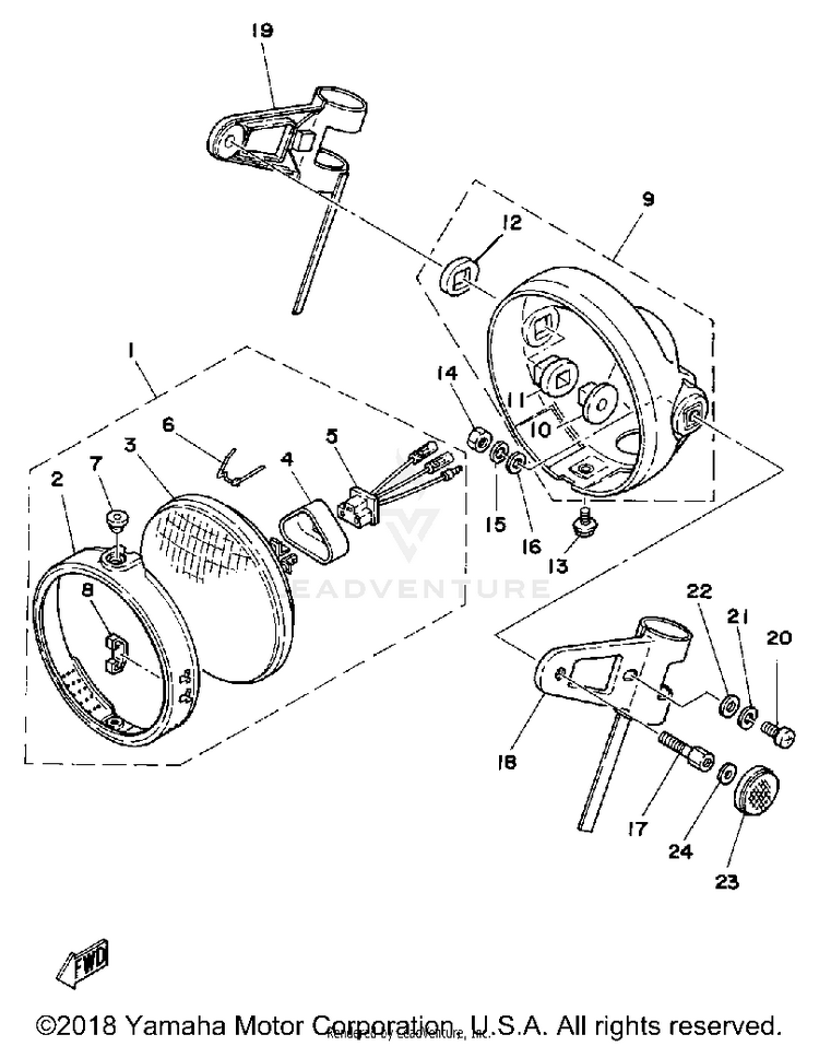 Headlight Schematic