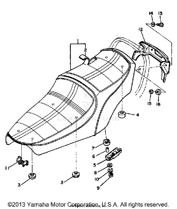 Seat XS1100SG - 1980 Schematic