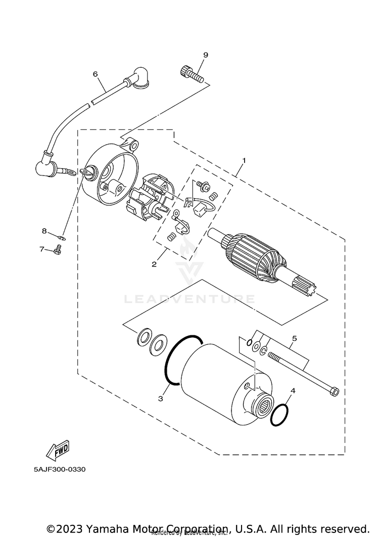 Starting Motor Schematic