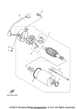Starting Motor Schematic