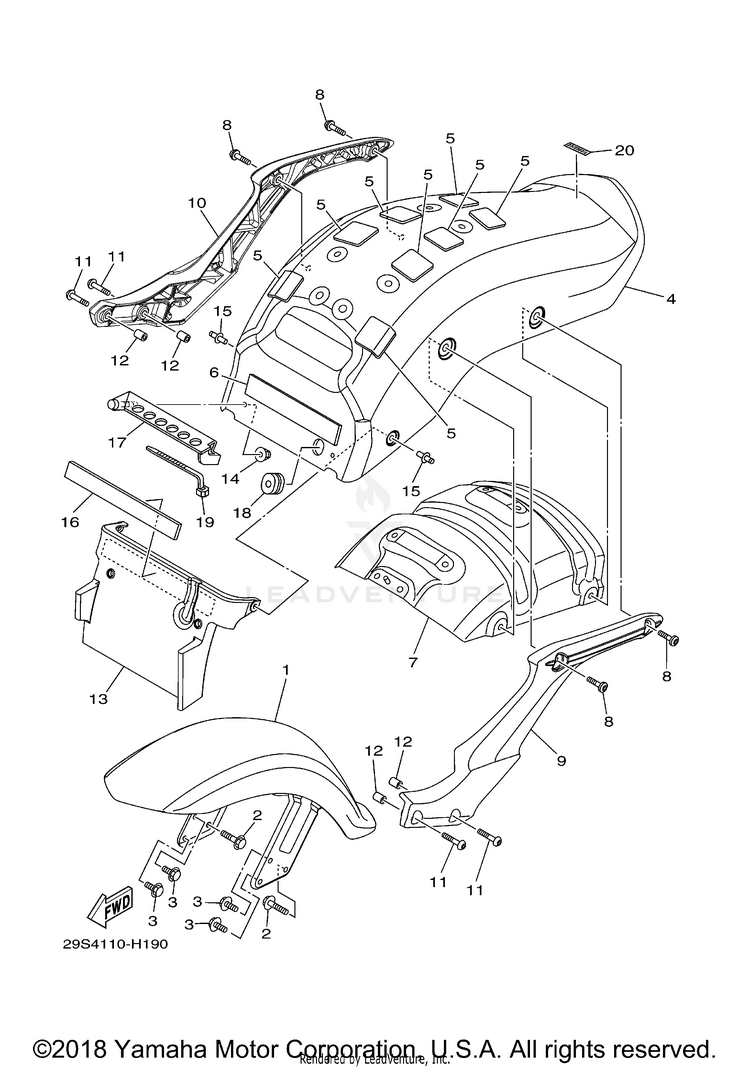Fender RAIDER S - XV19CSZCB - 2010 Schematic