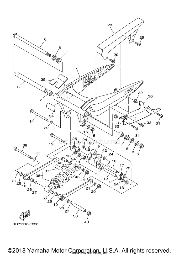 Rear Arm Suspension Schematic