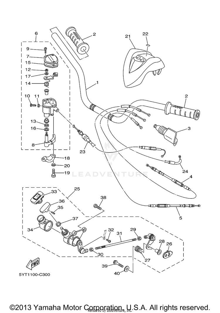 Steering Handle Cable Schematic