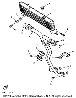 Oil Cooler Schematic