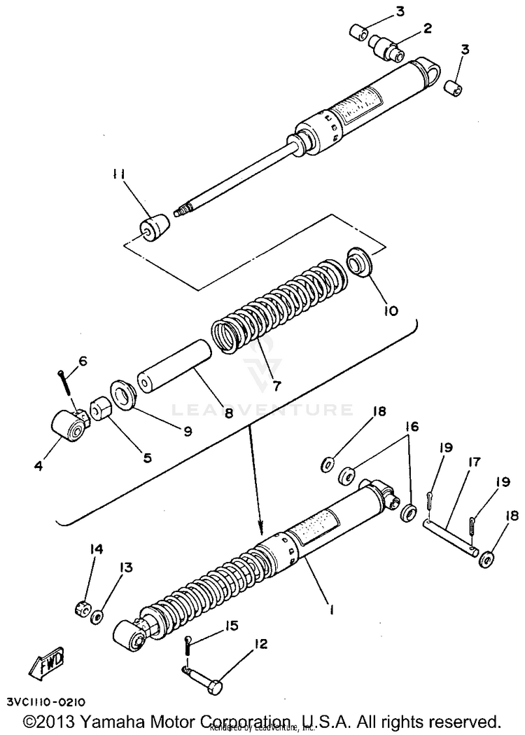 Rear Shocks Schematic