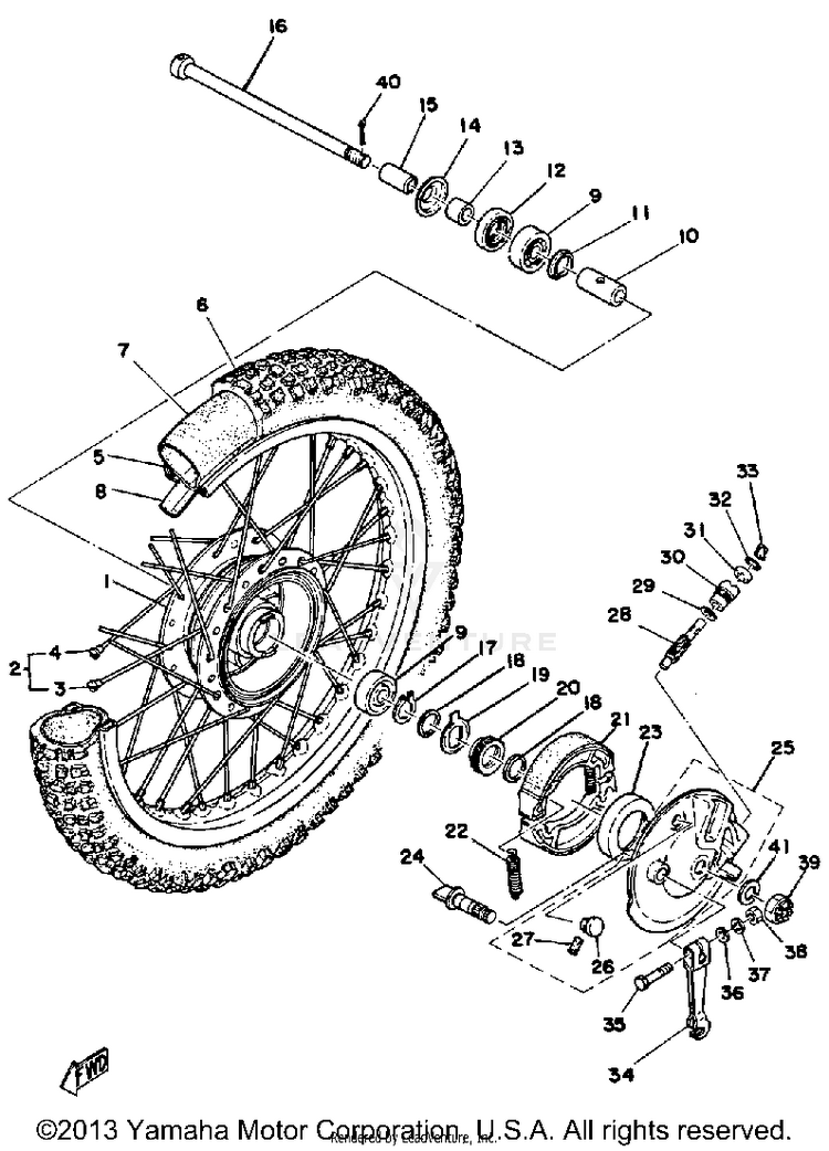 Front Wheel Schematic