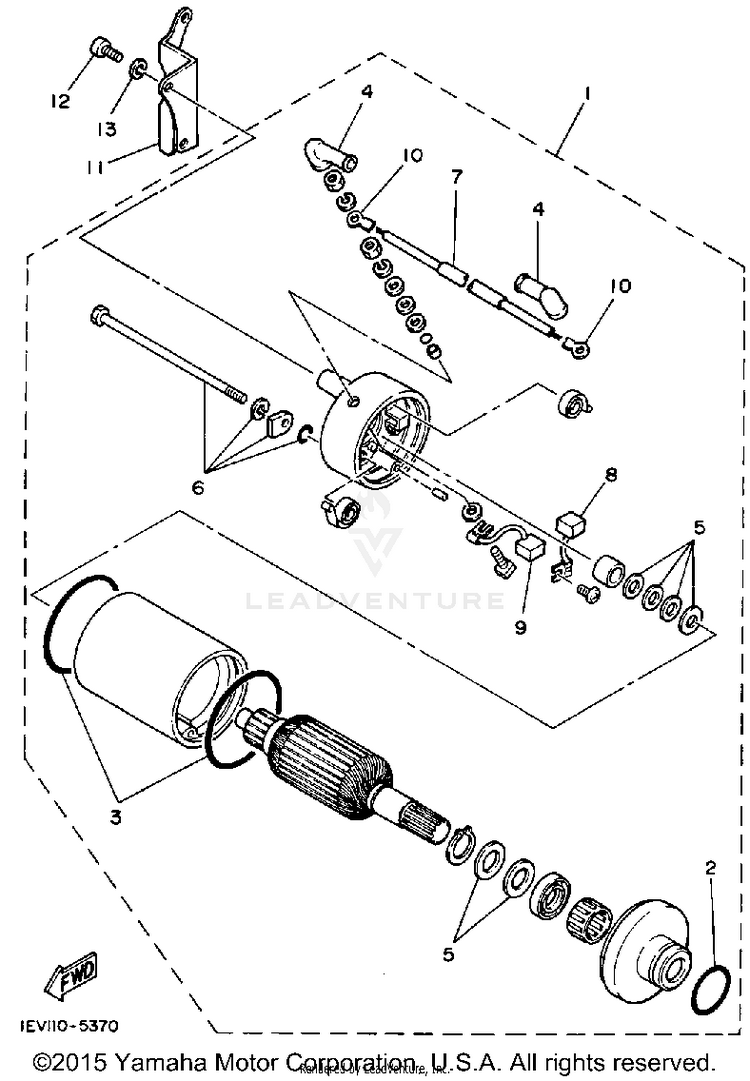 Starting Motor Schematic