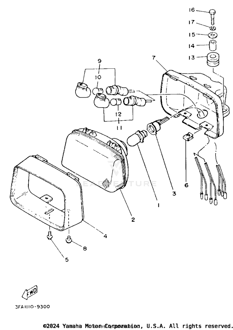 Headlight Schematic