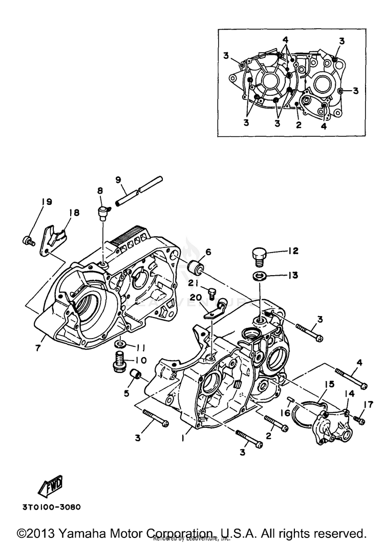 Crankcase Schematic