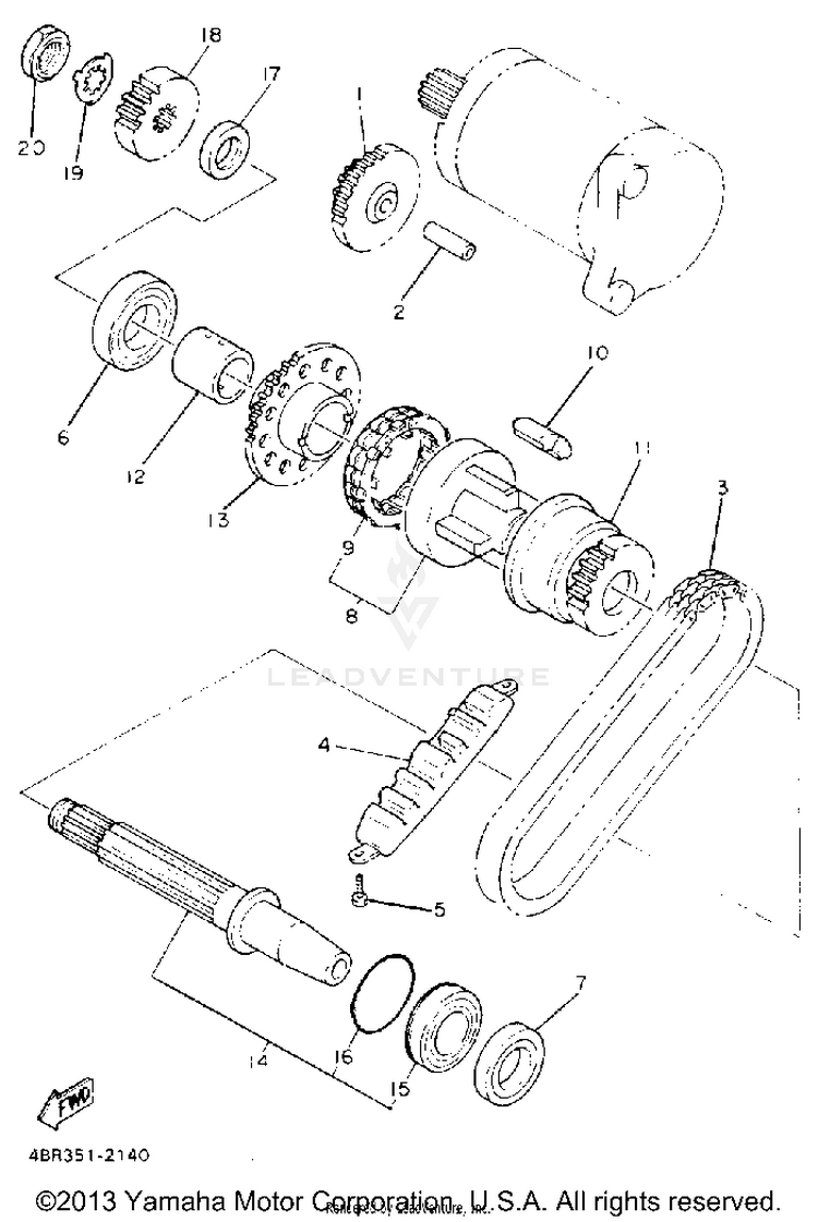 Starter Clutch Schematic