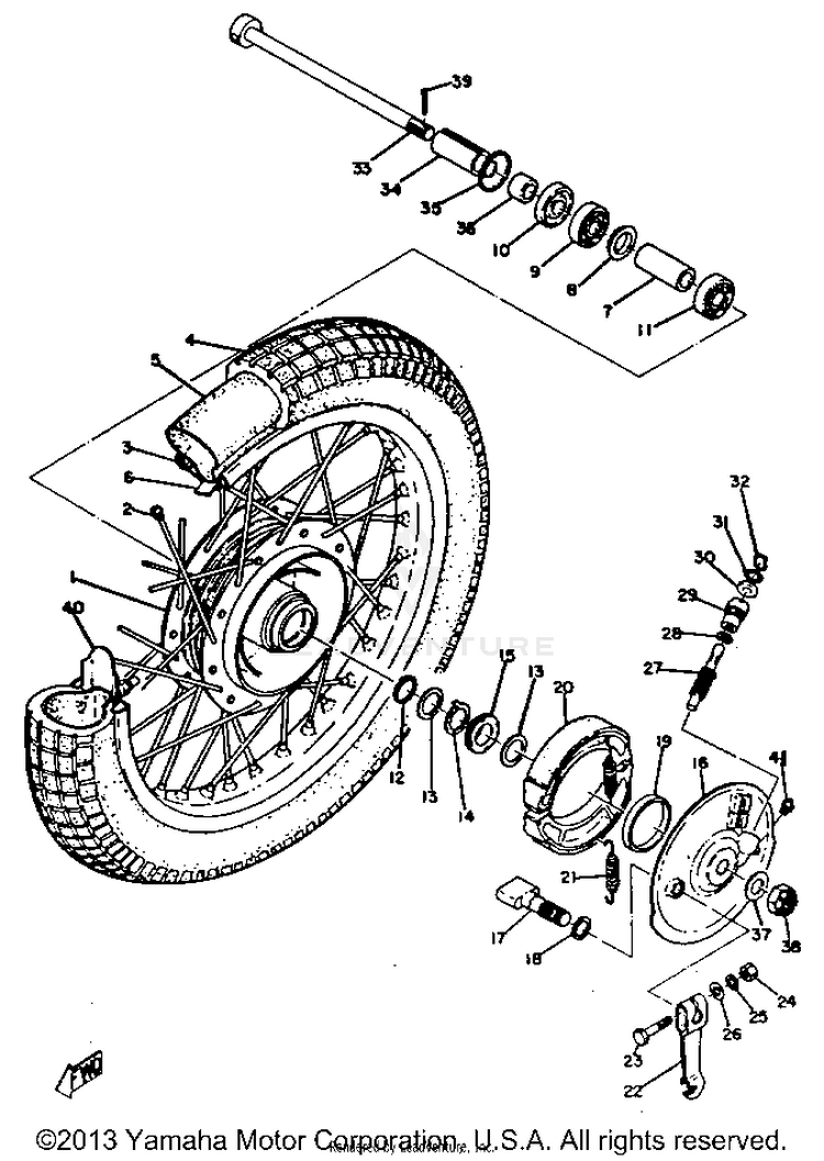 Front Wheel Schematic