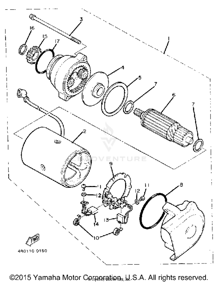 Starting Motor Schematic