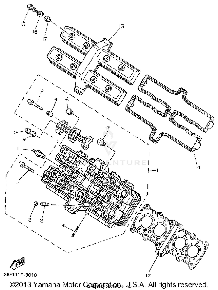 Cylinder Head Schematic