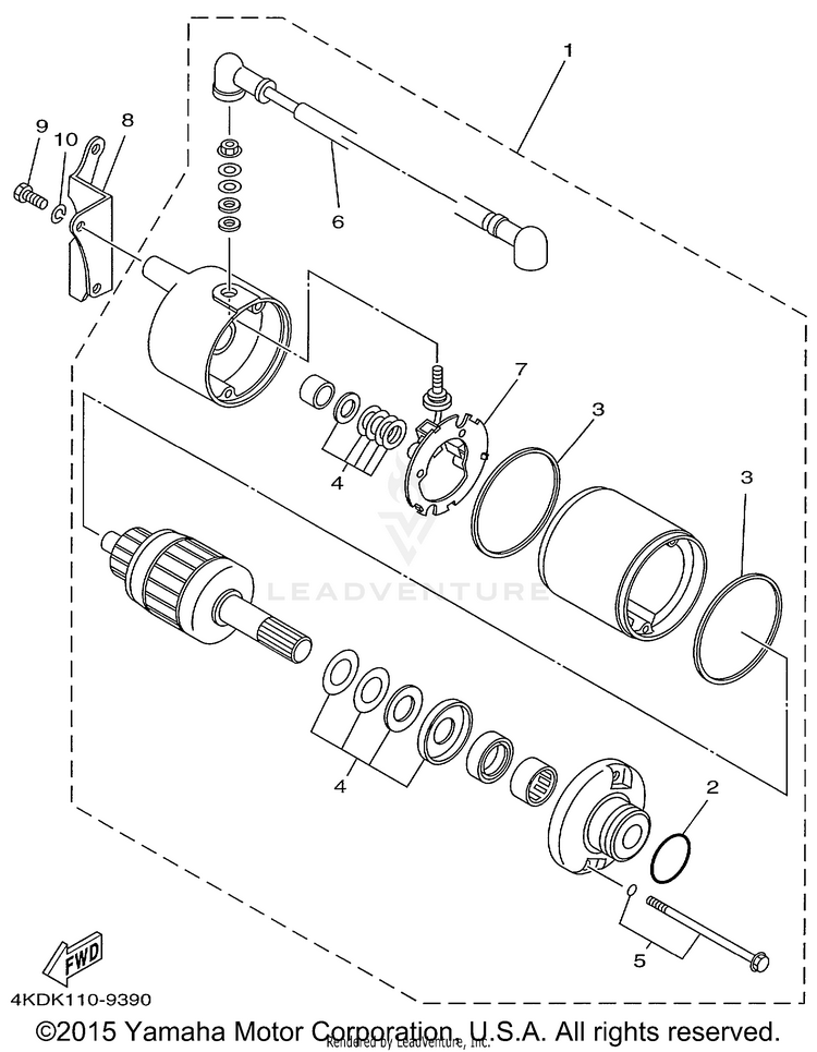 Starting Motor Schematic