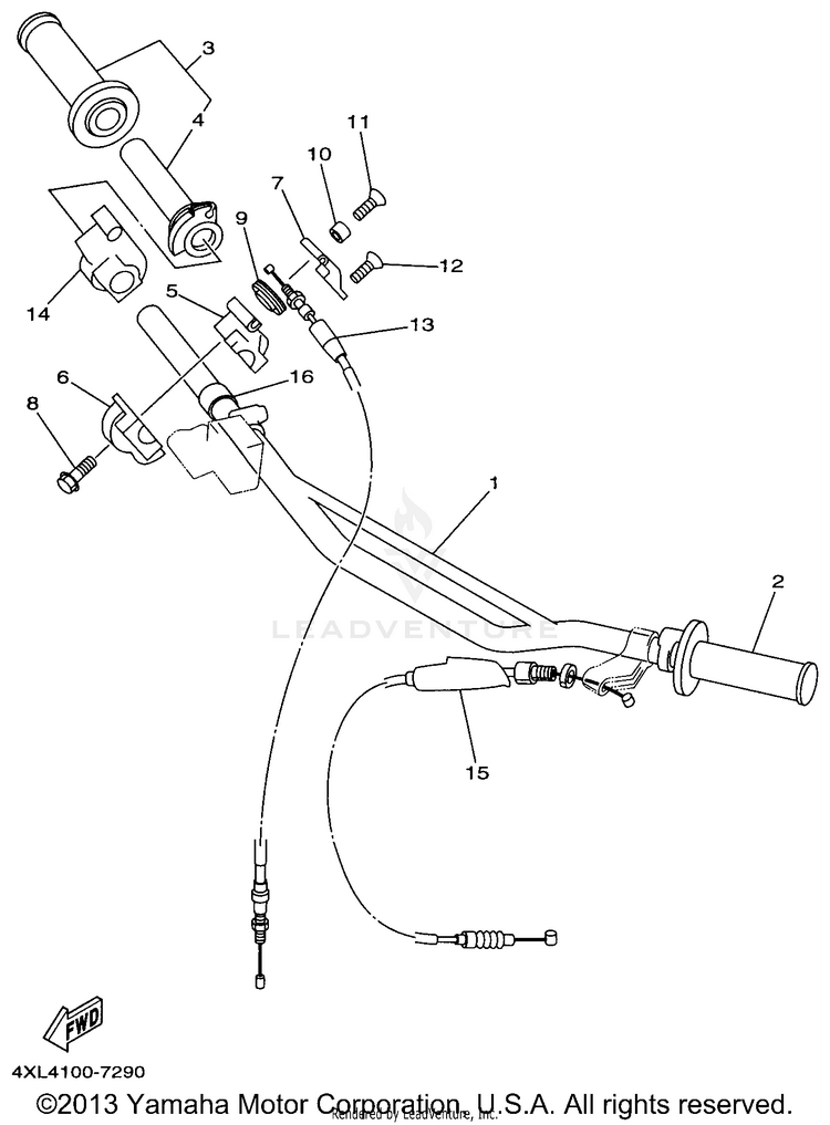 Steering Handle Cable Schematic