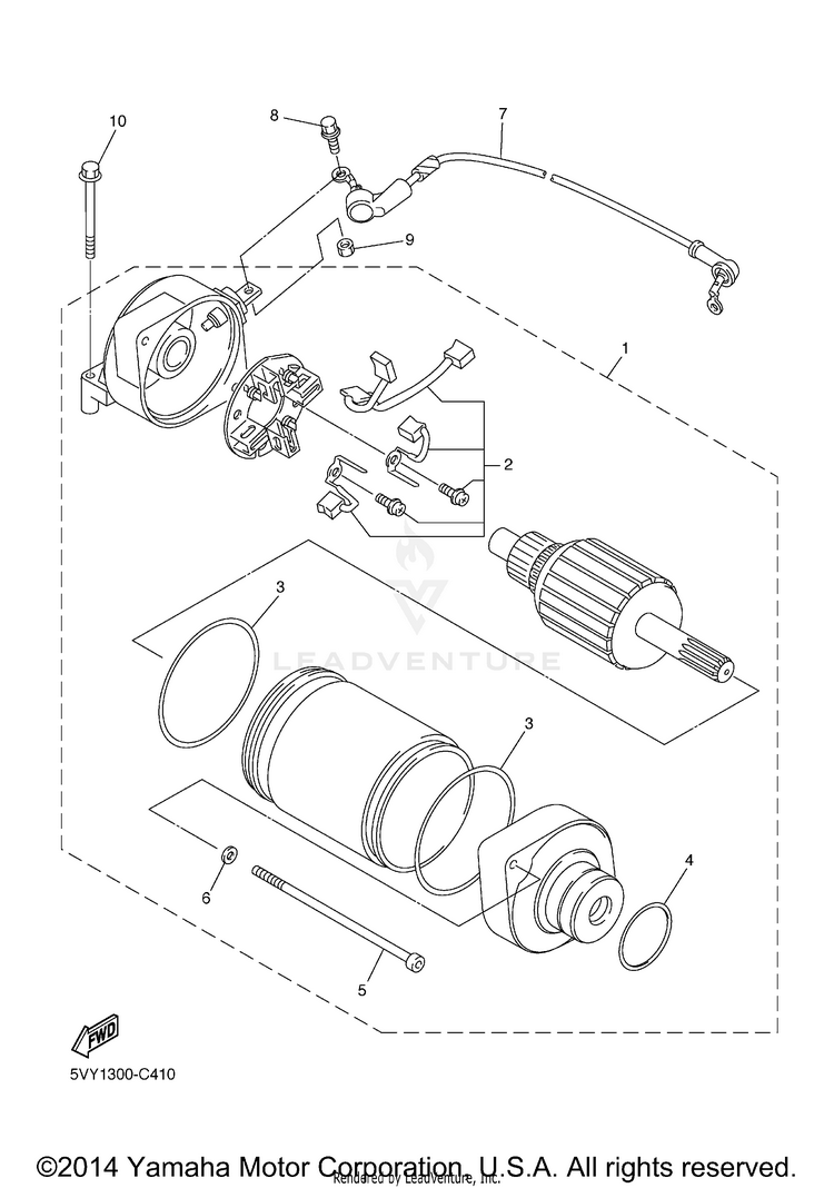 Starting Motor Schematic