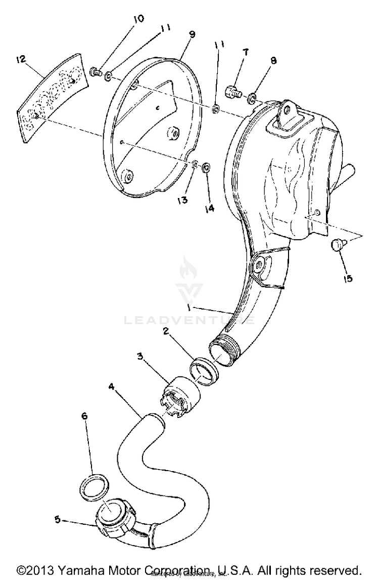 Exhaust LB80IIHC - 1976 Schematic