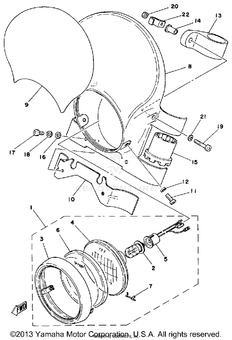 Headlight Schematic