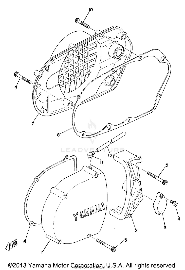 Crankcase Cover Schematic