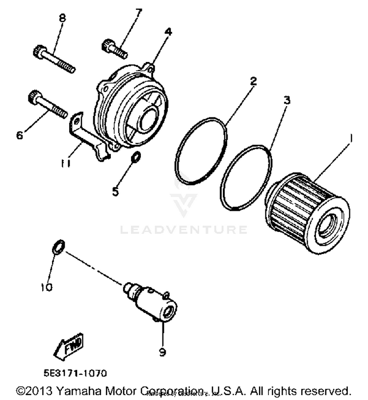 Oil Filter Schematic