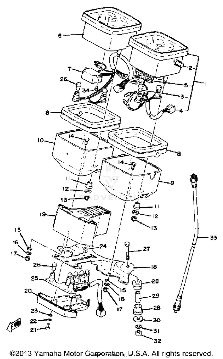 Speedometer-Tachometer Schematic