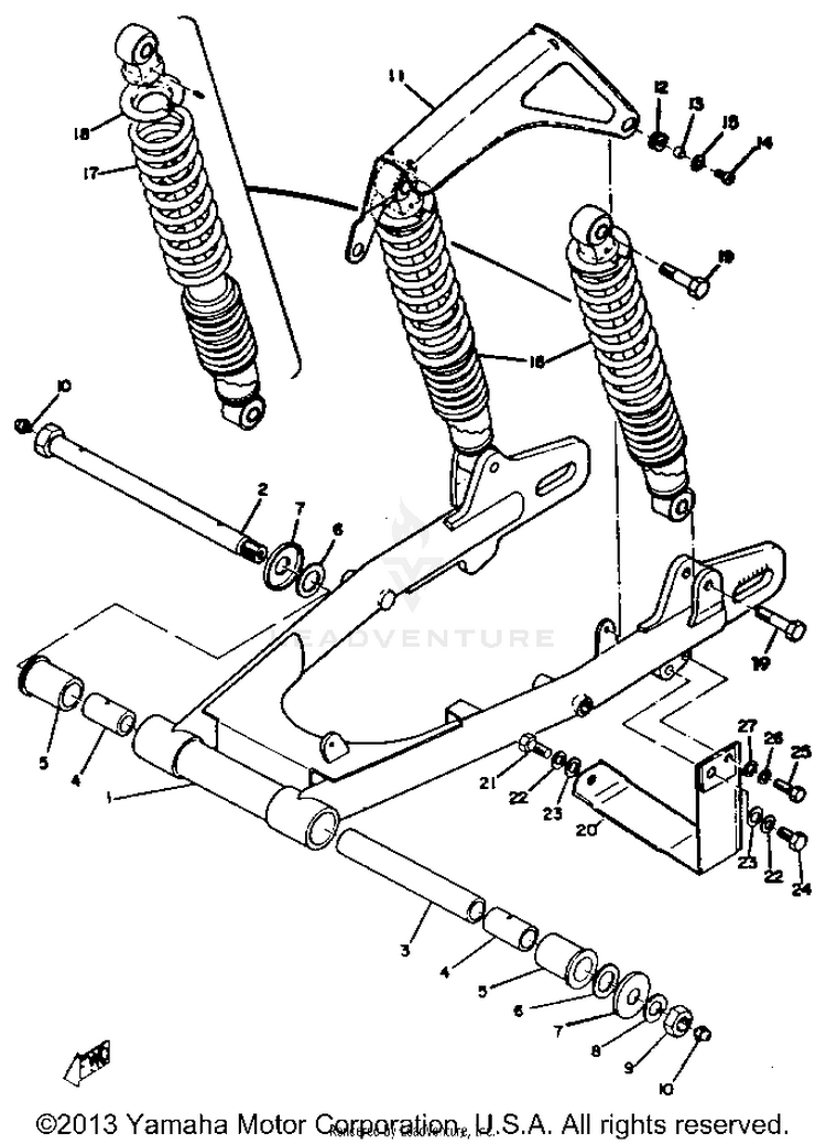 Rear Arm Rear Cushion Schematic