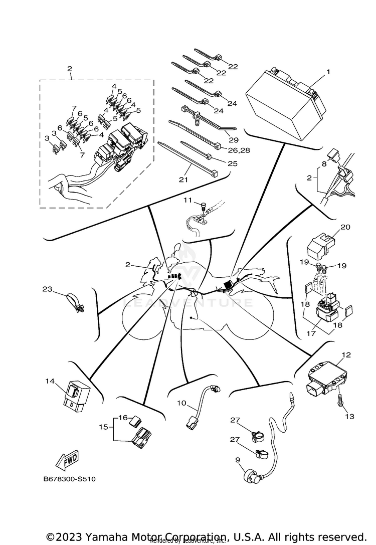 Electrical 2 MT10 - MT10KCB - 2019 Schematic