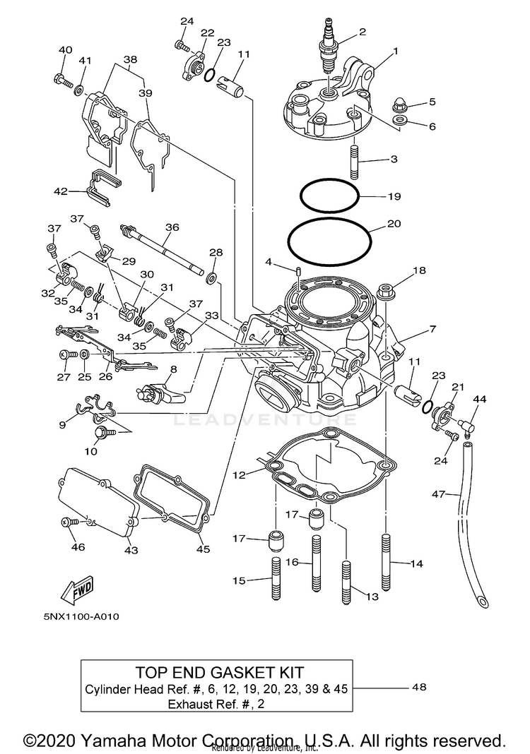 Cylinder Head Schematic