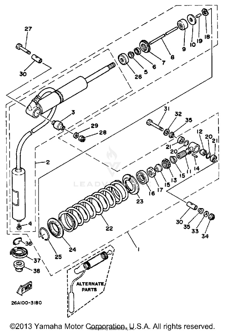 Rear Shocks Schematic