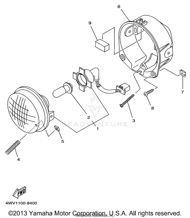 Headlight Schematic