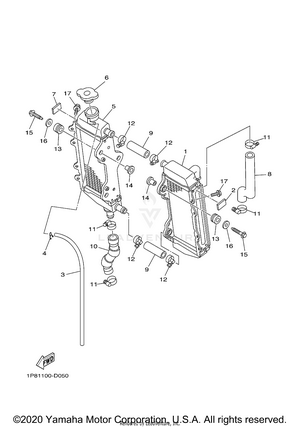 Radiator Hose Schematic