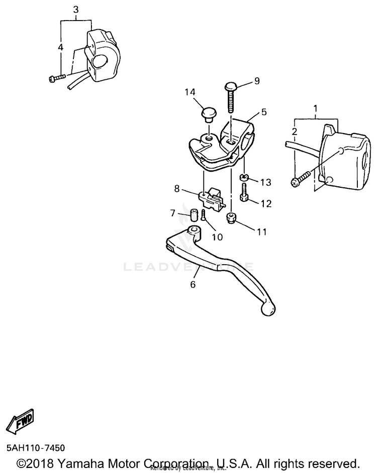 Handle Switch Lever Schematic