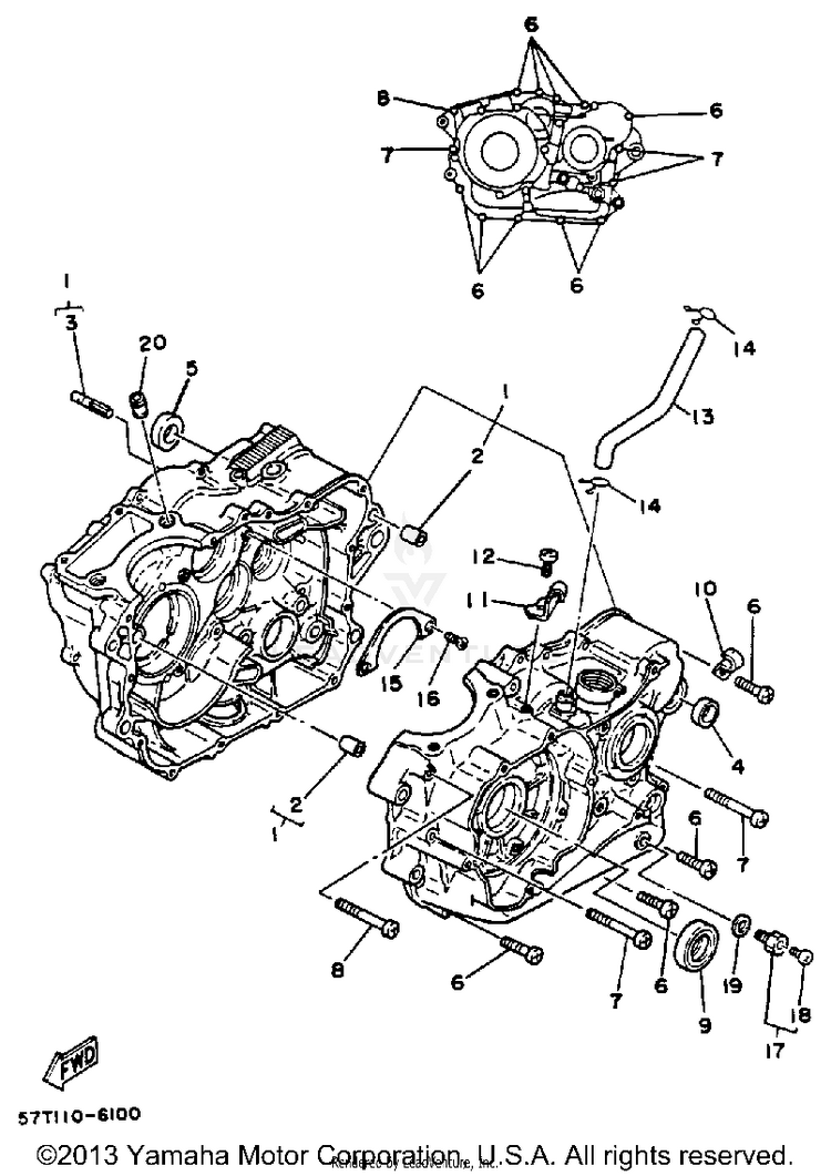 Crankcase Schematic