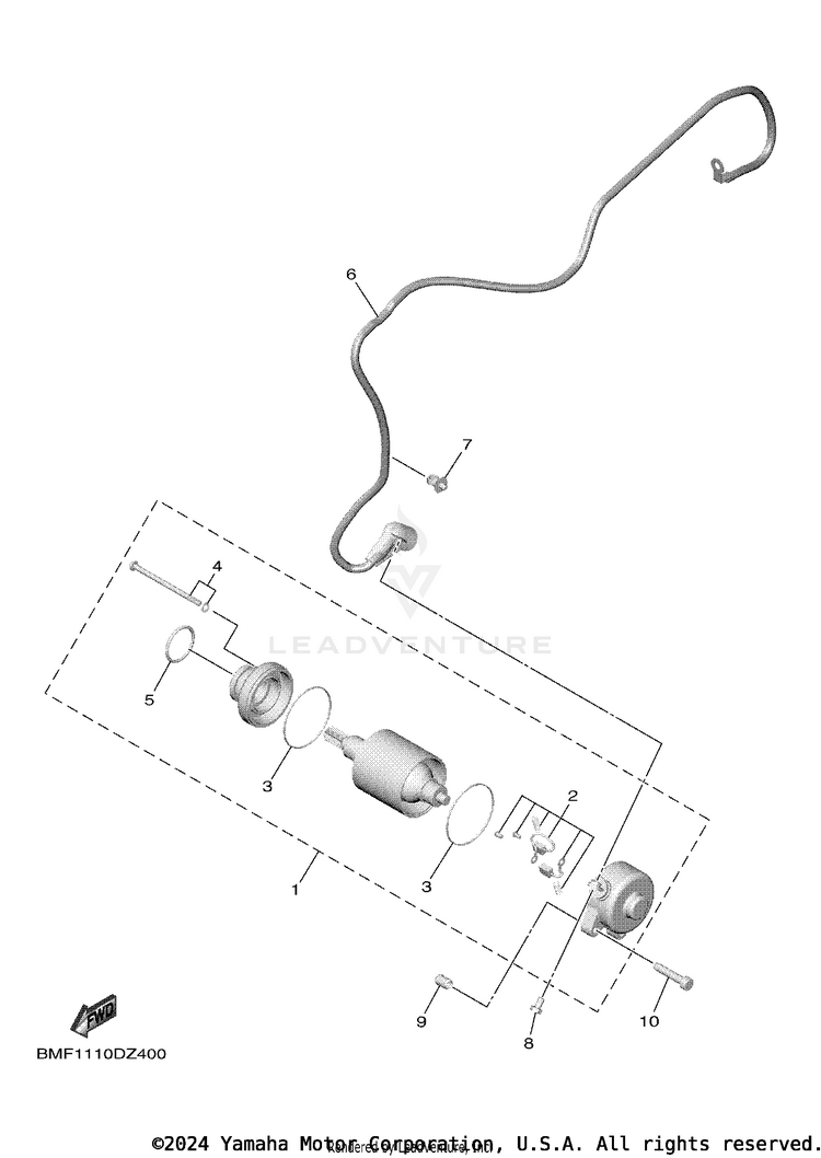 Starting Motor Schematic