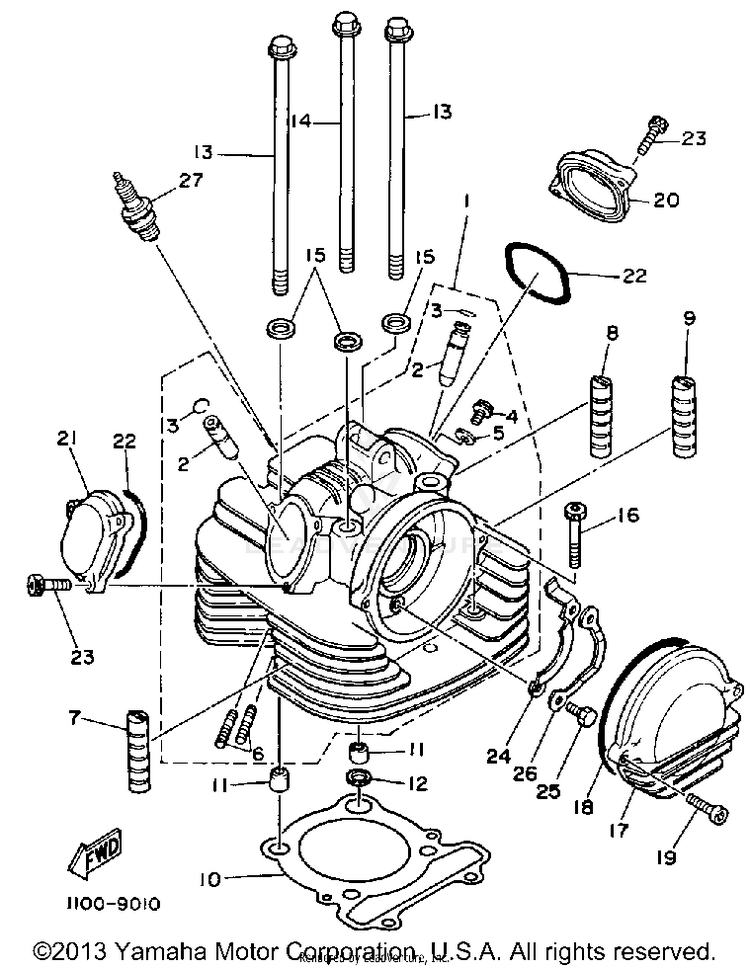 Cylinder Head Schematic