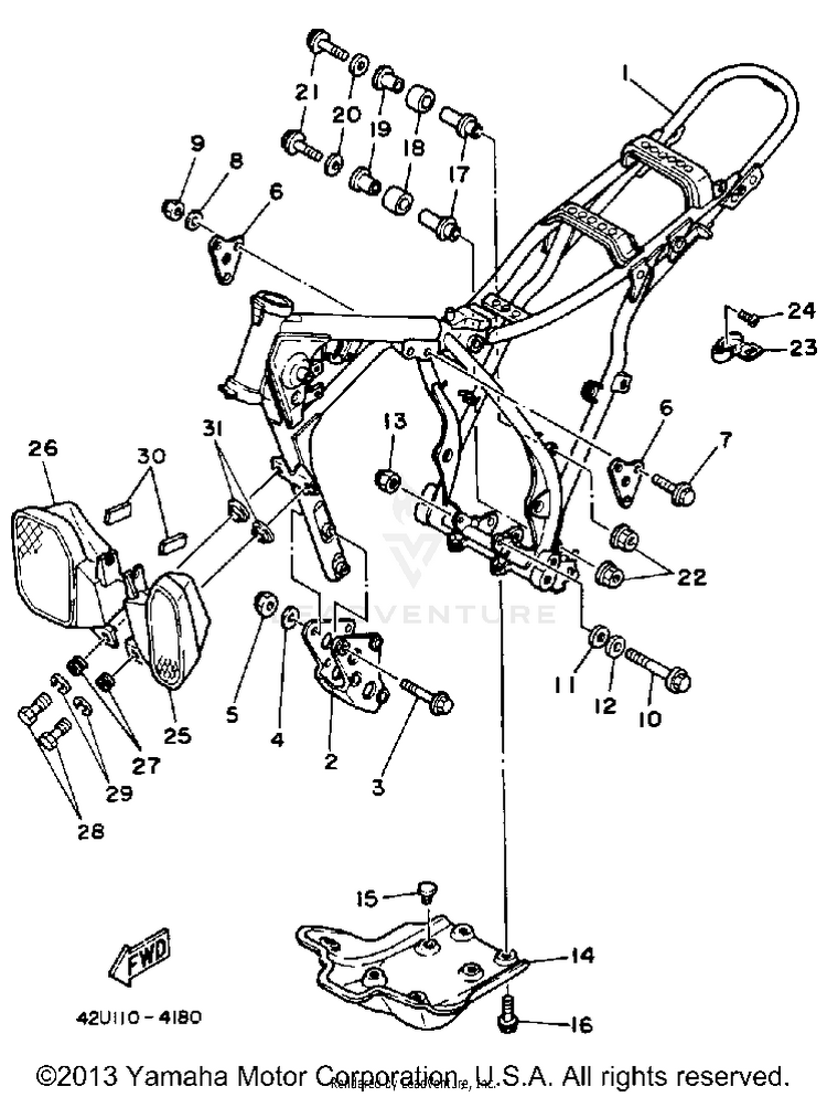 Frame Xt250lc Schematic