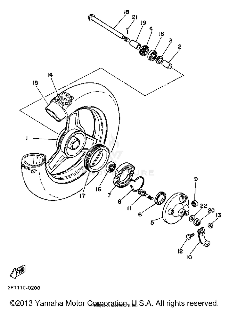 Front Wheel Schematic