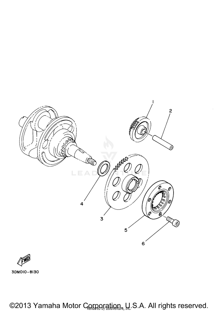 Starter Clutch Schematic