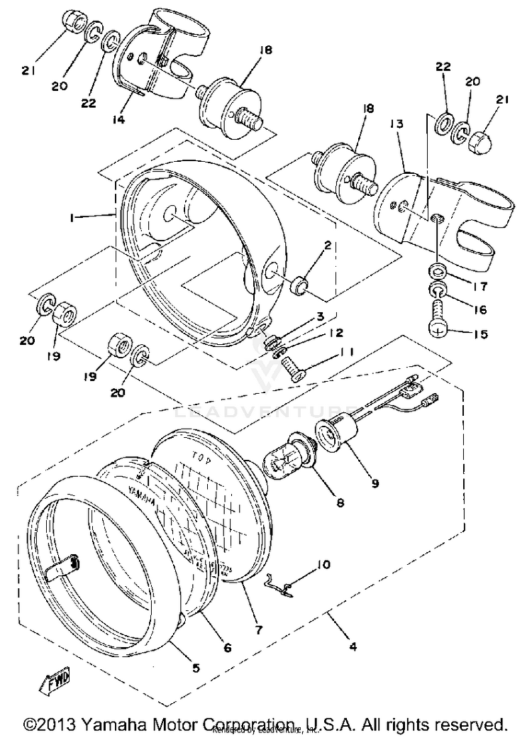 Head Lamp Schematic
