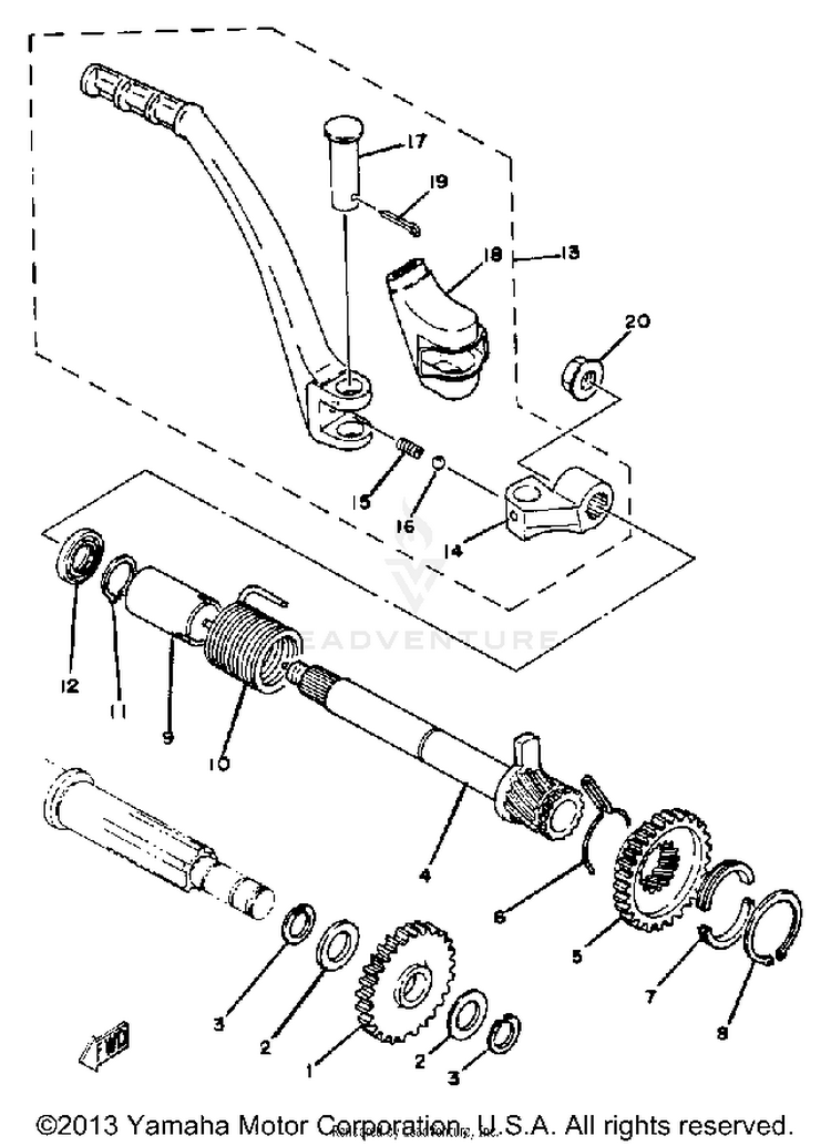 Starter Yz125g Schematic