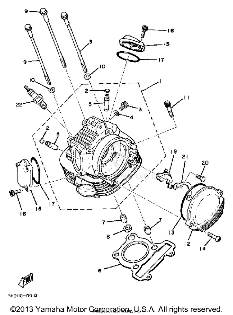 Cylinder Head Schematic